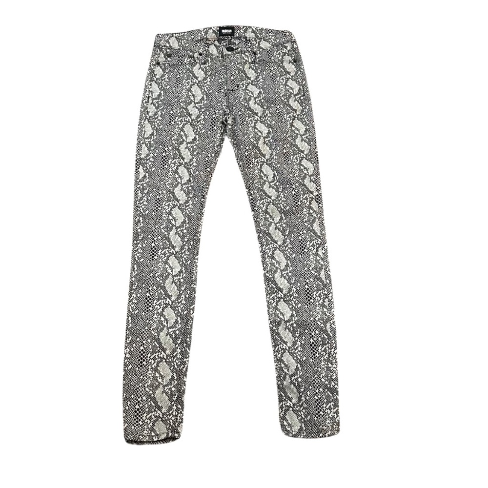Hudson Nico Mid Rise Super Skinny Pant | Snakeskin (Shade #A) | Size 26 | NWOT